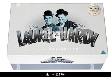 Laurel e Hardy collezione completa DVD Box Set Foto Stock