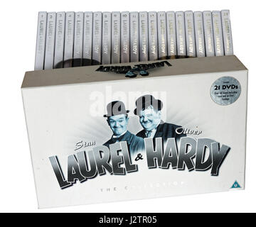Laurel e Hardy collezione completa DVD Box Set Foto Stock