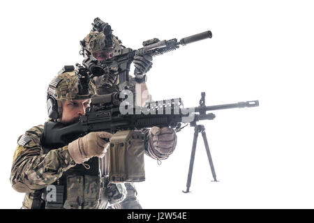 Army Ranger nel campo uniformi Foto Stock