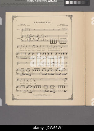 Un cannibale cameriera (NYPL ADE-1925781-1953299) Foto Stock