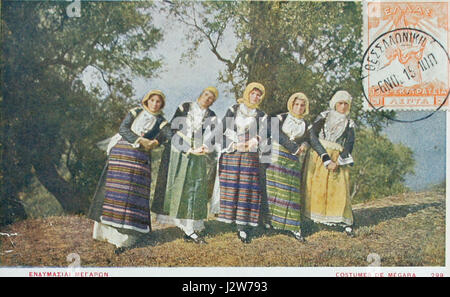 23 novembre 1915 costumi de Megara Foto Stock