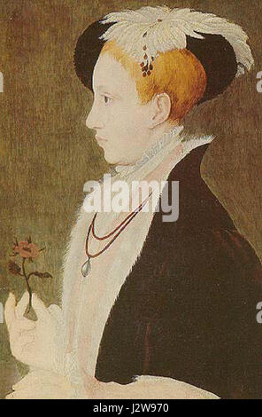 Edoardo vi fu re d'Inghilterra dal 1547 fino alla sua morte nel 1553. Era un monarca bambino, e il suo regno fu segnato dalla riforma inglese e da significativi cambiamenti religiosi e politici. Foto Stock