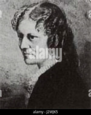 Anna Sewell era una scrittrice inglese meglio conosciuta per il suo libro "Black Beauty", che racconta la storia della vita di un cavallo e l'importanza della gentilezza per gli animali. Il romanzo è diventato un pezzo iconico di letteratura nel campo della difesa degli animali. Foto Stock