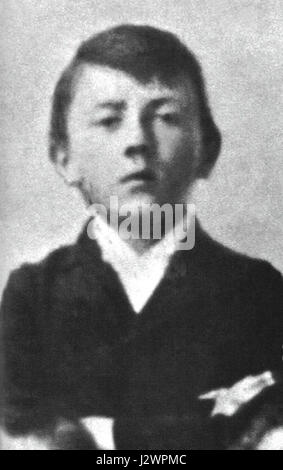 Adolf Hitler come un bambino Foto Stock