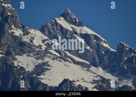 Montagna dello Snowy Foto Stock