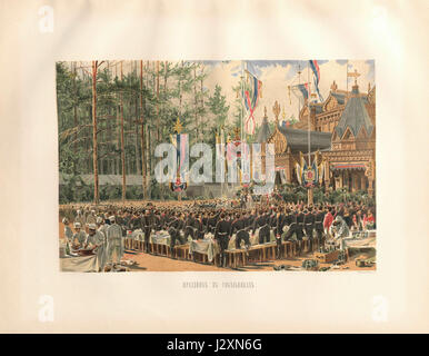 Alessandro III di Russia della incoronazione album 26 Foto Stock