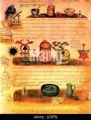 Alchimie de Flamel 78 si riferisce a un'opera o manoscritto probabilmente correlato agli studi alchemici di Nicolas Flamel, uno scriba e alchimista del XIV secolo, con "78" che indica un volume, una pagina o un numero. Foto Stock