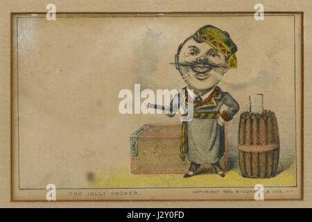 Il Brooklyn Museum - Il Jolly fumatore - Currier Ives Foto Stock