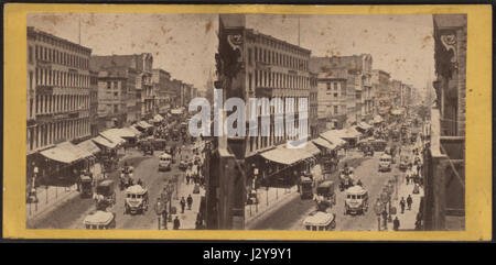 Broadway, guardando a nord da Houston Street, da E. & H.T. Anthony (Azienda) Foto Stock