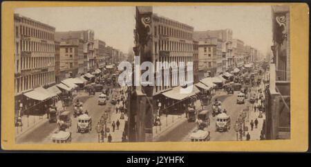 Broadway, guardando a nord da Houston Street, da E. & H.T. Anthony (Azienda) 2 Foto Stock