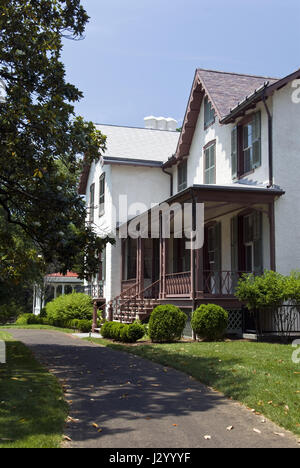 Il presidente Lincoln's Cottage è un monumento nazionale a soldati' Home, oggi noto come le forze armate di casa di riposo a Washington D.C. Foto Stock