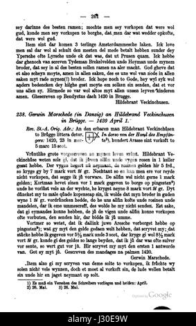 Il "Briefwechsel Hildebrand Veckinchusen 261" si riferisce a una corrispondenza tra due individui, Hildebrand e Veckinchusen, che può fornire informazioni sulle loro relazioni personali o professionali, riflettendo sul contesto sociale o storico del tempo. Foto Stock