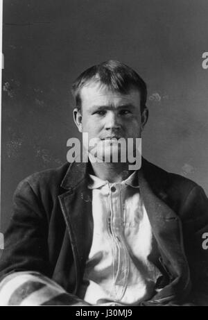 Butch Cassidy mugshot Foto Stock