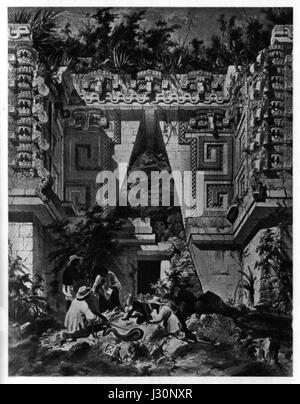 Catherwood Casa del Gobernador Uxmal Foto Stock