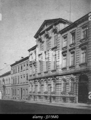 Berlaymont facciata Bxl rue Foto Stock