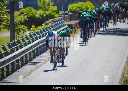 30/4/2017, Asturias, España. Vuelta Asturias, stadio 2. Foto: Cronos/Alvaro Campo Foto Stock
