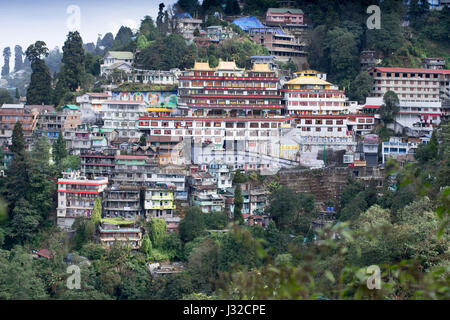 DARJEELING, India - 28 novembre 2016: Druk Sangag Thupten Choling monastero o Monastero Dali Situato nel mezzo del Darjeeling città sulla collina. È su Foto Stock