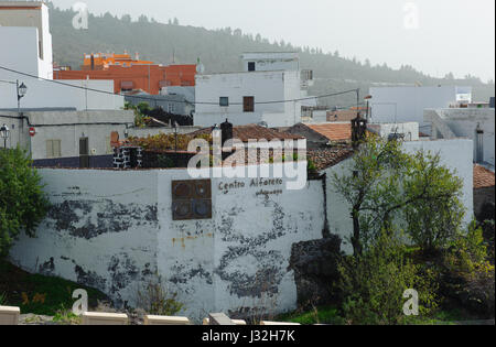 Arguayo, Tenerife - 26 dicembre, 2016. Bellissima vista sul centro del villaggio del Alfarero Arguayo, Tenerife, Isole Canarie, Spagna, Europa Foto Stock