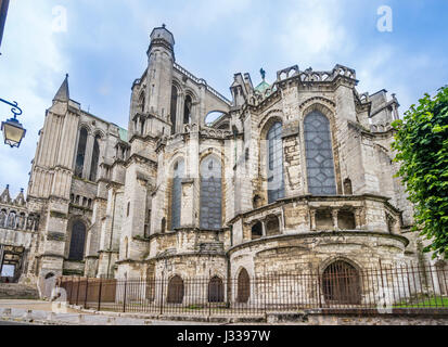 Francia, Center-Val de Loire, Chartres, a sud-est della Cattedrale di Chartres Foto Stock