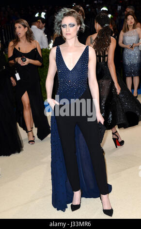 Evan Rachel Wood frequentando il Metropolitan Museum of Art Costume Institute Gala benefici 2017 in New York, Stati Uniti d'America. Foto Stock