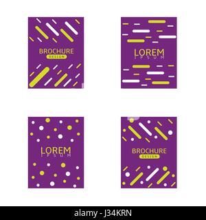 Abstract cover set Illustrazione Vettoriale
