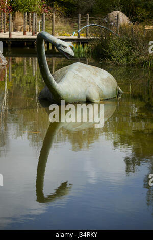 Mostra dinosauri a Blackpool Zoo Foto Stock