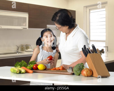 Tutta la famiglia Foto Stock