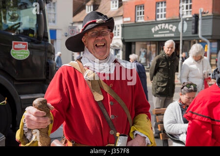 Questo evento è stato originariamente parte di Blandford Forum Georgian Fayre per molti anni ma è ora che si tiene ogni due anni qui a Wimborne Minster. Il com Foto Stock