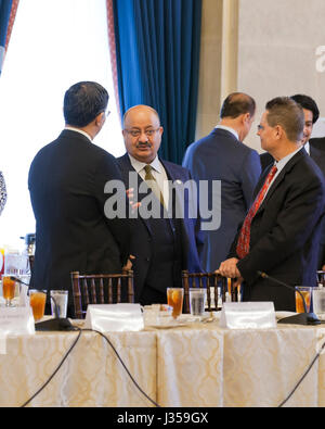 Il principe Abdullah Faisal Turki Al-Saud, Ambasciatore di Arabia Saudita a noi, a noi - Arabia CEO Summit - Camera di Commercio degli Stati Uniti, Washington DC, Stati Uniti d'America Foto Stock