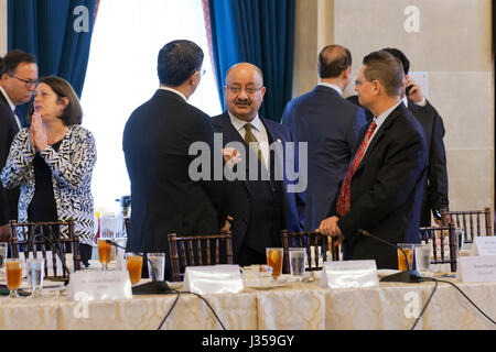 Il principe Abdullah Faisal Turki Al-Saud, Ambasciatore di Arabia Saudita a noi, a noi - Arabia CEO Summit - Camera di Commercio degli Stati Uniti, Washington DC, Stati Uniti d'America Foto Stock