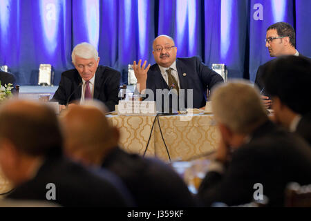 Il principe Abdullah Faisal Turki Al-Saud, Ambasciatore di Arabia Saudita a noi, a noi - Arabia CEO Summit - Camera di Commercio degli Stati Uniti, Washington DC, Stati Uniti d'America Foto Stock