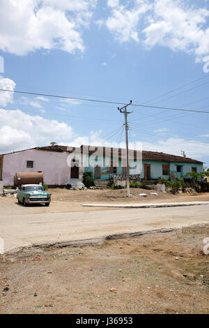 Rural Manaca Iznaga, una piccola cittadina a 16 km da Trinidad, Cuba Foto Stock