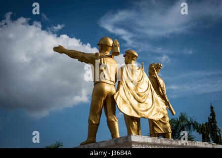 Museo della difesa, Vientiane Foto Stock