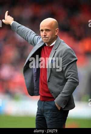 Exeter City Manager Paul Tisdale Foto Stock