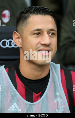 Campionato italiano di Serie A -2016-2017 / ( AC Milan ) - Gianluca Lapadula Foto Stock