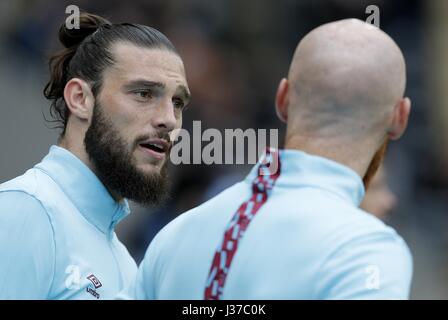 JAMES COLLINS West Ham United FC West Ham United FC KC Stadium Hull Inghilterra 01 aprile 2017 Foto Stock