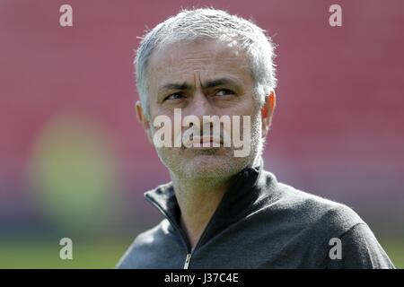 JOSE MOURINHO MANCHESTER UNITED FC MANAGER Foto Stock