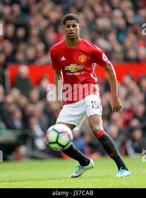 MARCUS RASHFORD MANCHESTER UNITED FC OLD TRAFFORD Manchester Inghilterra 16 aprile 2017 Foto Stock