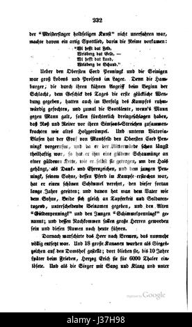 Un'illustrazione tratta da "De Beneke Hamburgische Geschichten und Sagen", targa 232, raffigurante una scena della storia e delle leggende di Amburgo. Foto Stock