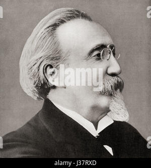 Manuel José de Arriaga Brum da Silveira e Peyrelongue, 1840 - 1917. Giurista portoghese, il primo Procuratore Generale e il primo eletto presidente della Prima Repubblica portoghese. Da Hutchinson nella storia delle nazioni, pubblicato 1915. Foto Stock