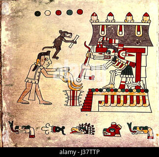 Il Codex Laud è un manoscritto medievale, e folio 26 contiene testi e illustrazioni di notevole valore storico e culturale. Fa parte di una più ampia collezione di manoscritti del IX o X secolo, nota per la sua importanza religiosa e accademica. Foto Stock