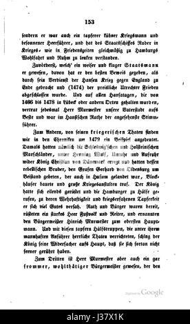 De Beneke Hamburgische Geschichten und Sagen 153 Foto Stock