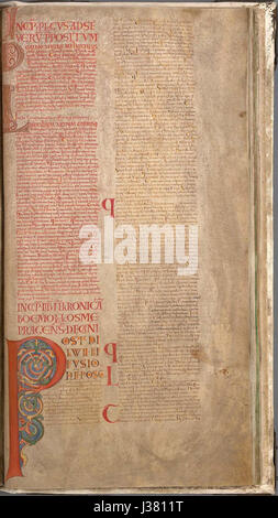 Codex Gigas Chronica Boemorum Foto Stock