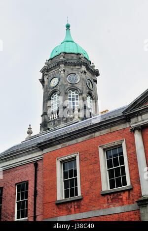 Bedford Tower presso il Castello di Dublino. Bedford Tower è costruito su una base che è stato un originale Norman cancello del castello. Dublino, Irlanda. Foto Stock