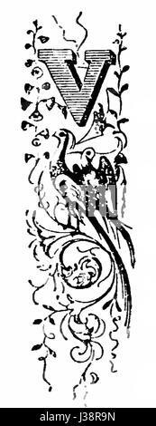 Un'illustrazione tratta dalla Divina Commedia di Dante, in particolare la sezione "Inferno", canto XXXIV. Questa parte del poema epico esplora il circolo più profondo dell'Inferno, evidenziandone l'intenso simbolismo e le implicazioni teologiche. Foto Stock