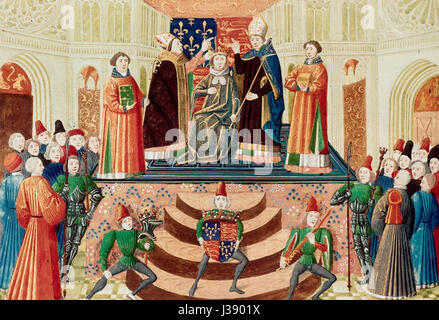 Incoronazione Henry4 Inghilterra 01 Foto Stock