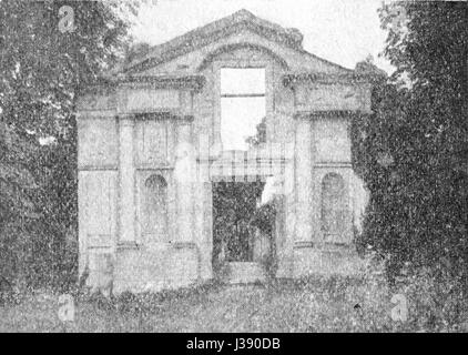 Chateau de Fere en Tardenois portail Goujon 08506 Foto Stock