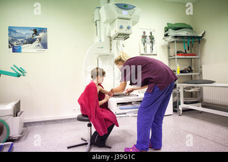 MEDICO DI MONTAGNA Foto Stock