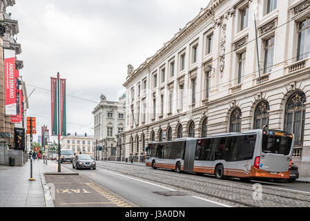 Bruxelles, Belgio - 30 luglio 2016: cityscape di Bruxelles. rue regence Foto Stock