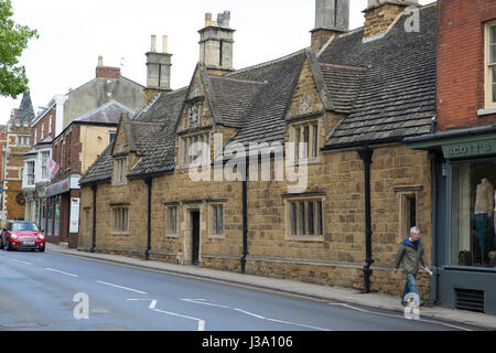 Casa di proprietà di Thomas Cromwell Lord Cancelliere di Inghilterra a Enrico Vlll in Melton Mowbray Foto Stock